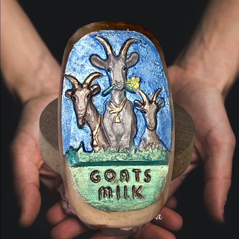 Goats Milk Soap Bar| Hand-Painted Artisan Soap| Mother’s Day Present | Father’s